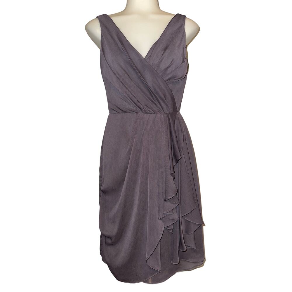 Jim Hjelm Occasions Size 4 Sleeveless Evening Cocktail Bridesmaid Dress Lined